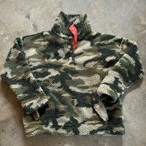 Rarely worn J crew Sherpa pullover